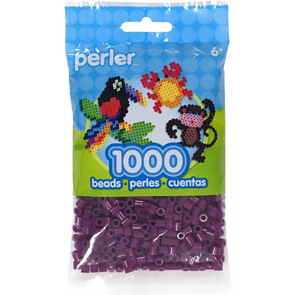 1,000 Perler Beads - Eggplant - Image 2