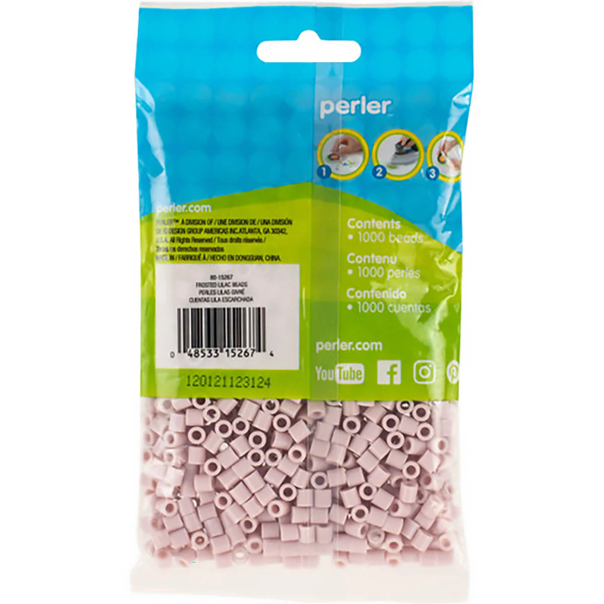 1,000 Perler Beads - Frosted Lilac - Image 3