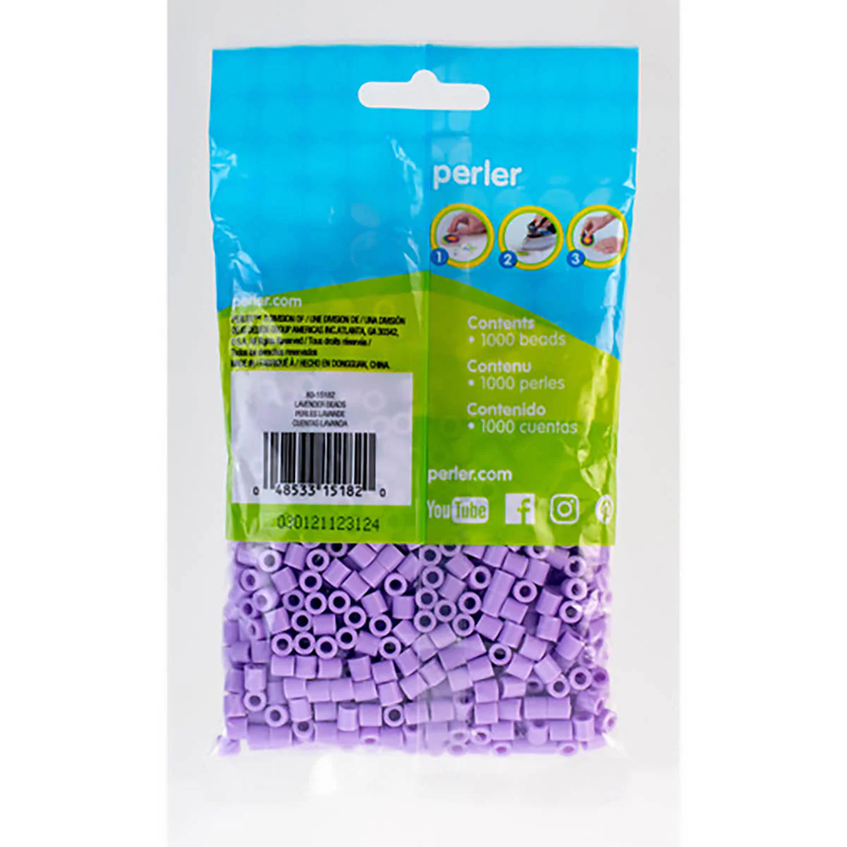 1,000 Perler Beads - Lavender - Image 3