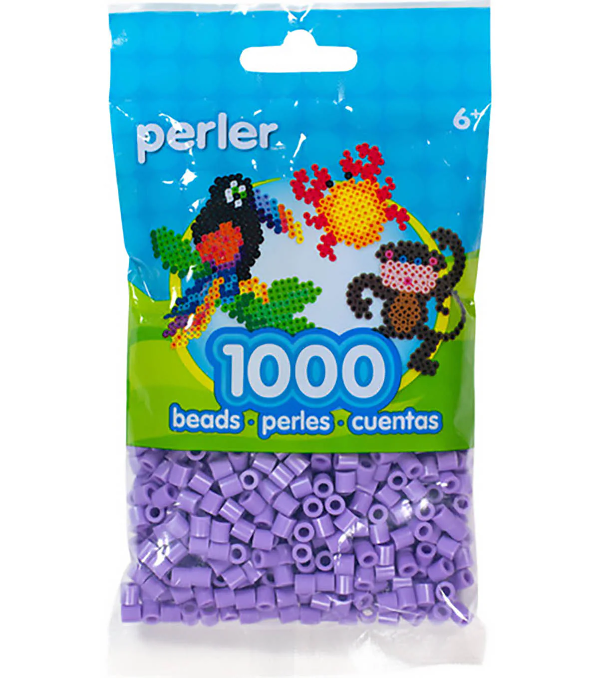 1,000 Perler Beads - Pastel Lavender - Image 2