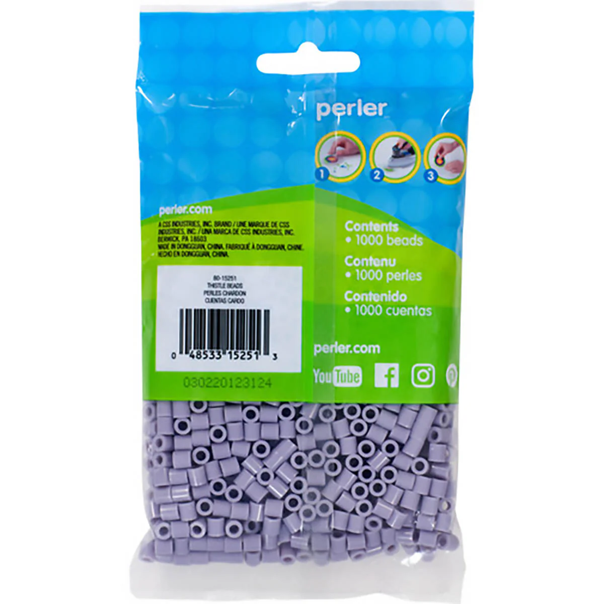 1,000 Perler Beads - Thistle - Image 3