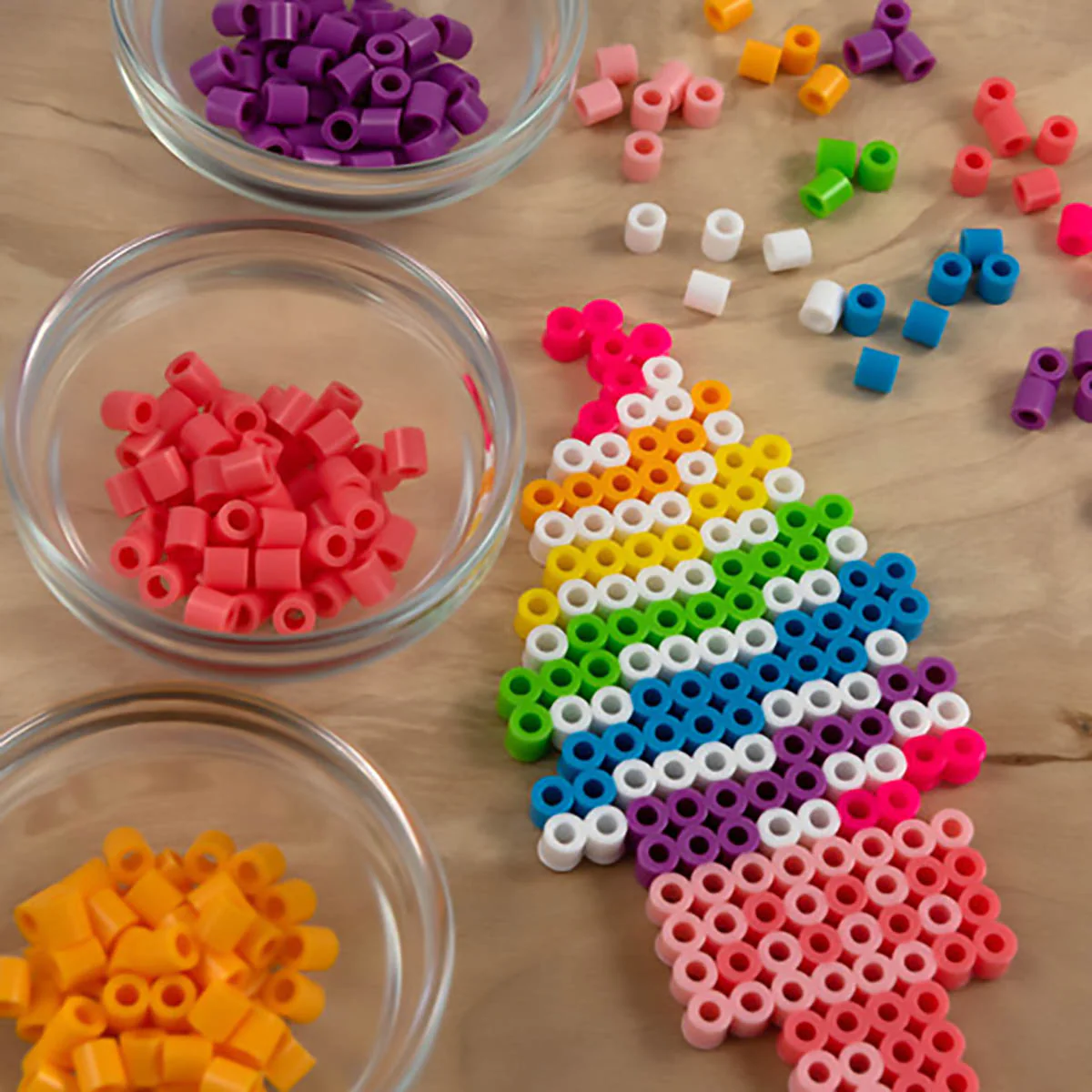 Deluxe Perler Bead Tray with Pegboard - Image 3