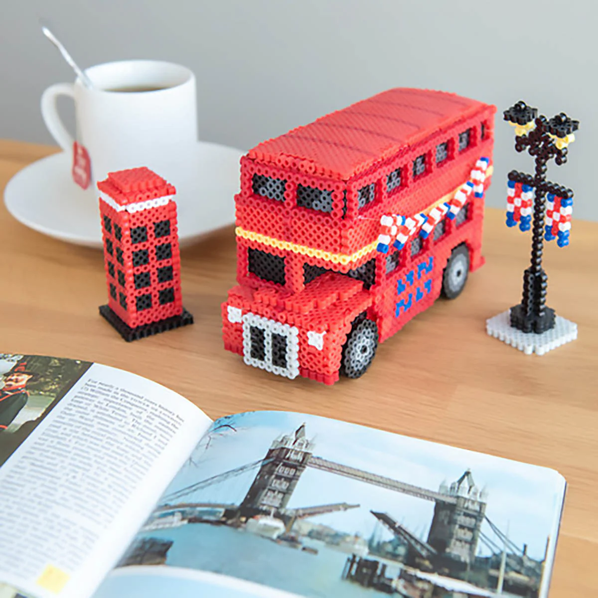 Perler 3D London Bus Fused Bead Kit - Image 2