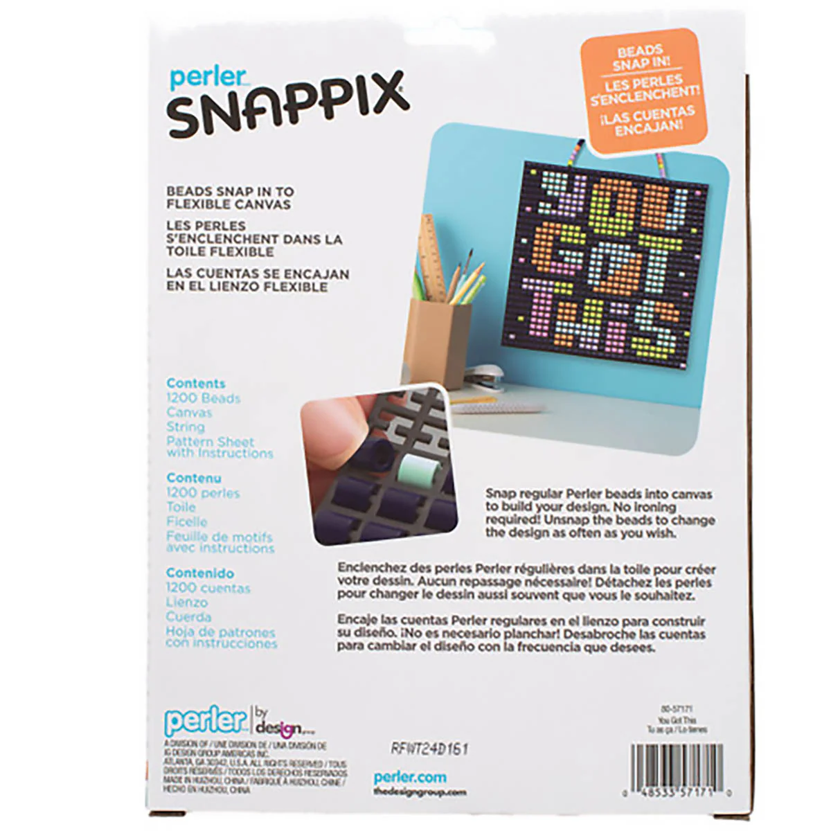 Perler Snappix You Got This Kit - Classic Beads - Image 5